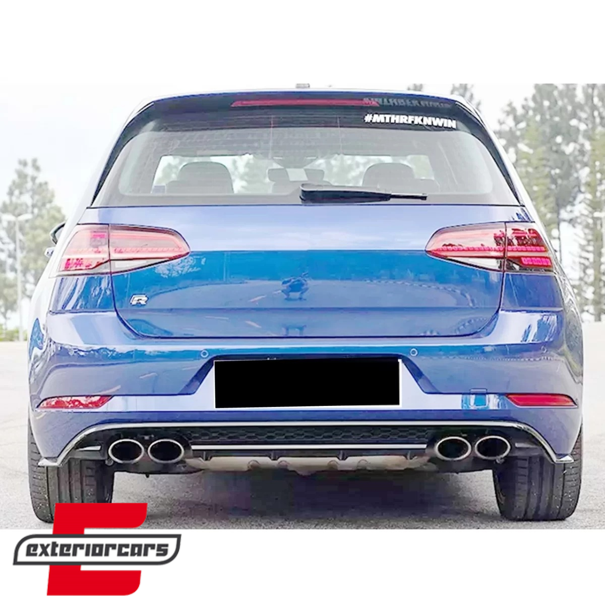 Difuzor zraka & nastavci auspuha R dizajn / VW Golf 7.5 (2017-2019) - Slika 11