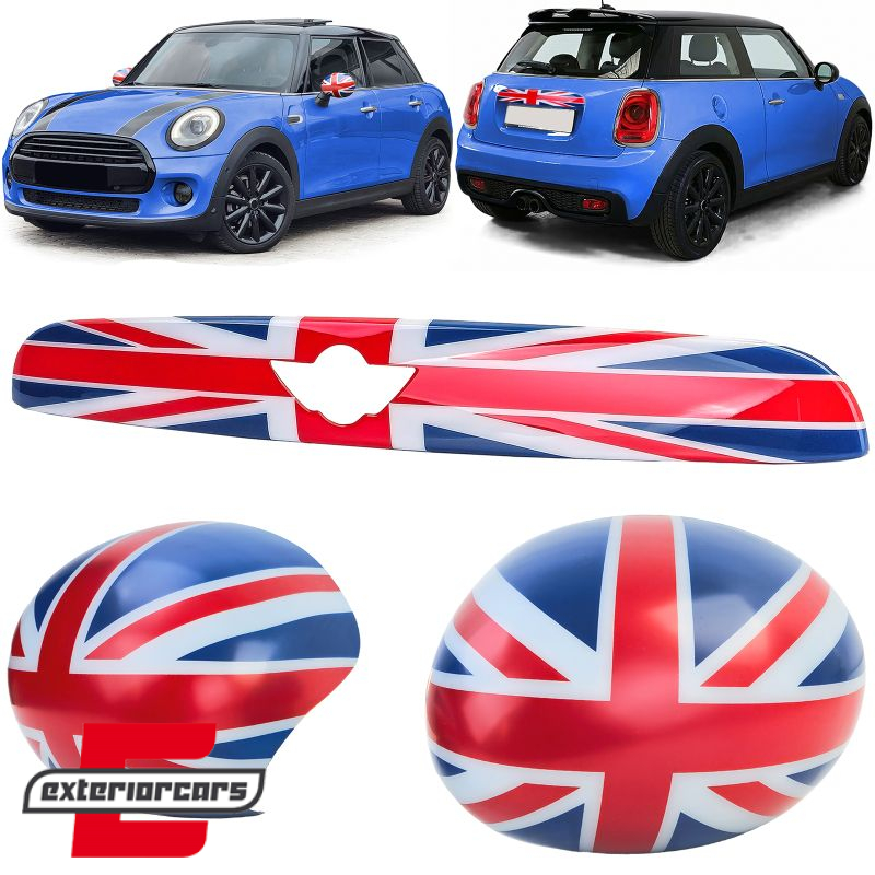 Poklopci retrovizora & obloga ručke prtljažnika Union Jack dizajn / Mini F55 F56 F57 (2013–2017)